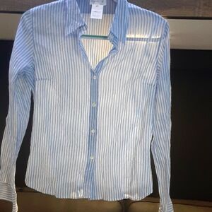 Agnes b button up shirt